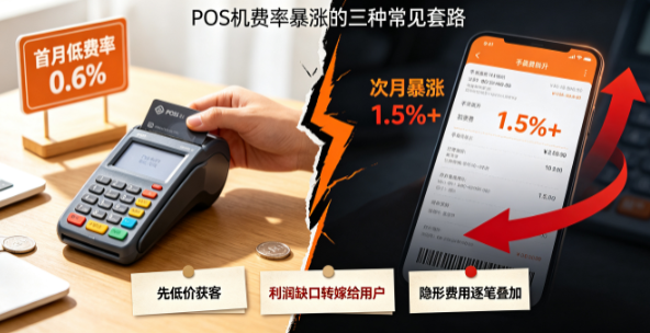 星驿付POS机：刷卡手续费为什么莫名飙升？